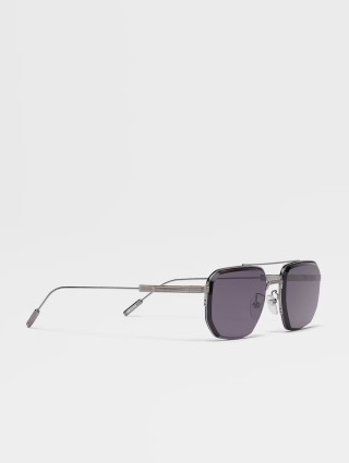 Сірі окуляри ZEGNA : фото 2 - Invogue