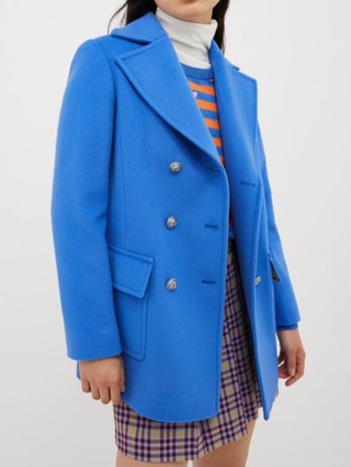 Синее  пальто MAX&CO: фото 1 - Invogue