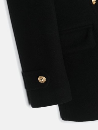 Різнокольорове двобортне пальто BALMAIN KIDS: фото 2 - Invogue