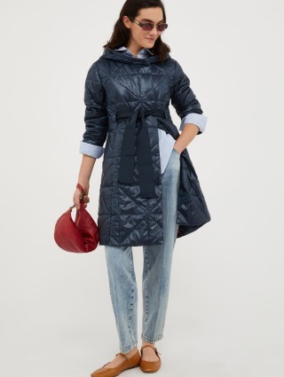 Темно-синє пальто MAX&CO : фото 4 - Invogue