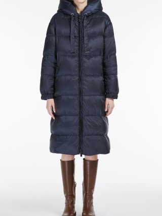 Темно-синее пальто MAX MARA: фото 1 - Invogue