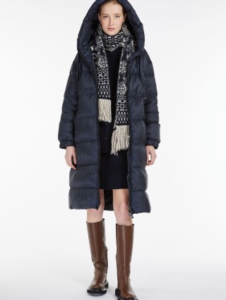 Темно-синее пальто MAX MARA: фото 4 - Invogue