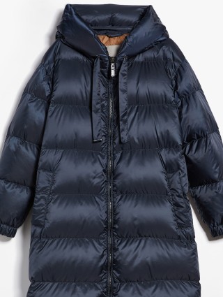 Темно-синее пальто MAX MARA: фото 3 - Invogue