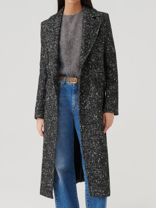 Черное пальто MARELLA: фото 1 - Invogue