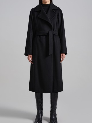 Чорне пальто manuella MAX MARA: фото 1 - Invogue