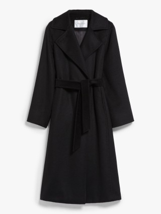 Чорне пальто manuella MAX MARA: фото - Invogue