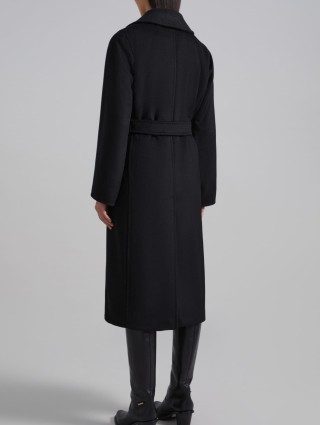 Чорне пальто manuella MAX MARA: фото 2 - Invogue