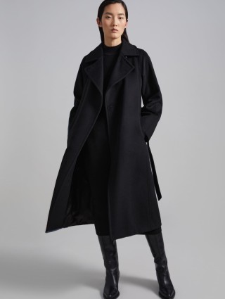 Чорне пальто manuella MAX MARA: фото 4 - Invogue