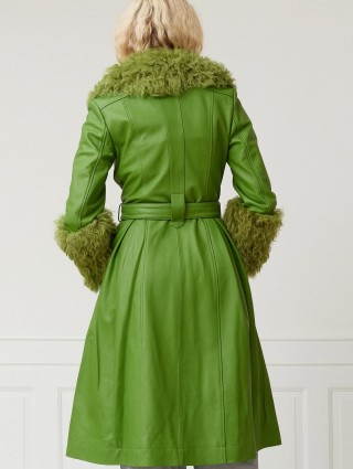 Зелене пальто SAKS POTTS : фото 2 - Invogue