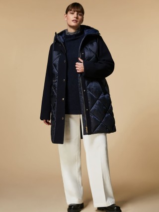 Синє пальто MARINA RINALDI : фото 4 - Invogue