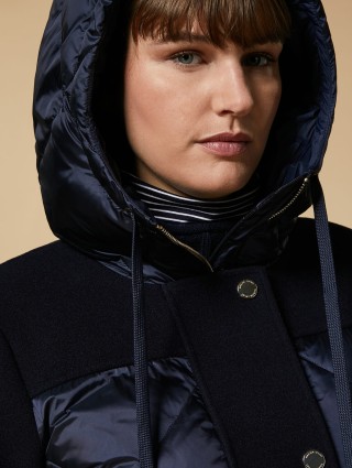 Синє пальто MARINA RINALDI : фото 3 - Invogue