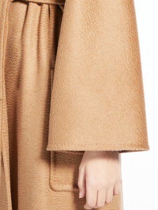 Темно-бежеве пальто MAX MARA з вовни: фото 3 - Invogue