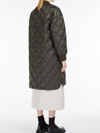 Зелене пальто MAX MARA стьобане: фото 2 - Invogue