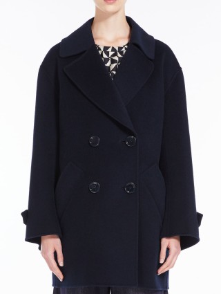 Темно-синє пальто MAX MARA : фото 1 - Invogue