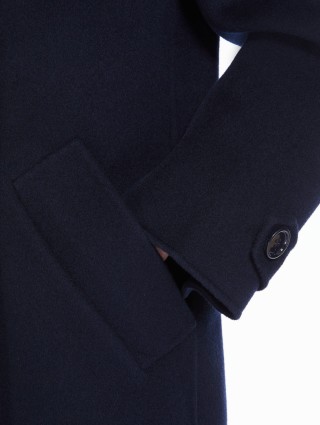 Темно-синє пальто MAX MARA : фото 3 - Invogue