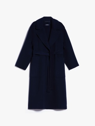 Темно-синє пальто MAX MARA : фото - Invogue