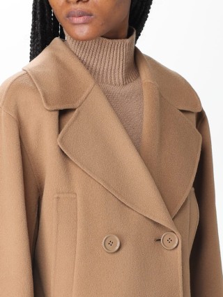 Бежеве пальто MAX MARA : фото 4 - Invogue