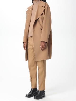 Бежеве пальто MAX MARA : фото 3 - Invogue