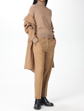 Бежеве пальто MAX MARA : фото 5 - Invogue