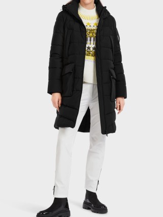 Черное пальто MARC CAIN: фото 6 - Invogue