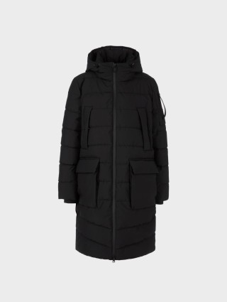 Черное пальто MARC CAIN: фото - Invogue