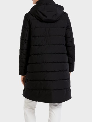 Черное пальто MARC CAIN: фото 2 - Invogue