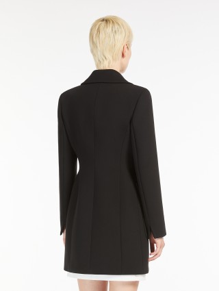 Черное пальто Max Mara дастер: фото 3 - Invogue