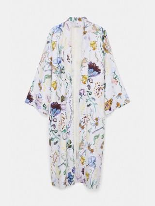 Лляне пальто Dorothee Schumacher з квітковим візерунком: фото 1 - Invogue