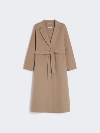 Серое пальто MAX MARA из шерсти: фото - Invogue