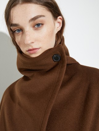 Коричневе пальто MAX&CO з вовни та кашеміру: фото 5 - Invogue