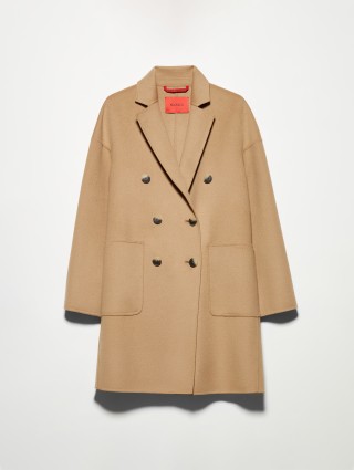 Темно-бежевое пальто MAX&CO из шерсти: фото - Invogue