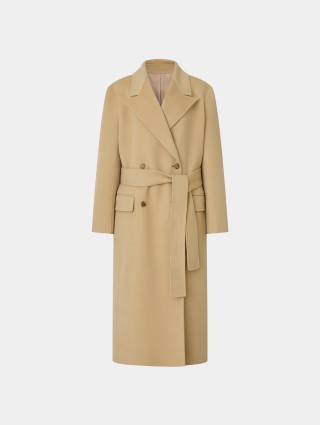 Бежеве пальто R2W з вовни та кашеміру: фото - Invogue
