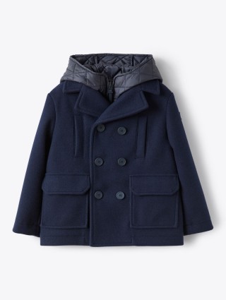 Синє пальто IL GUFO : фото - Invogue