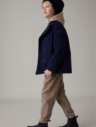 Синє пальто IL GUFO : фото 4 - Invogue