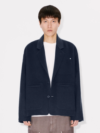 Синій піджак KENZO з вовни та альпаки: фото 2 - Invogue