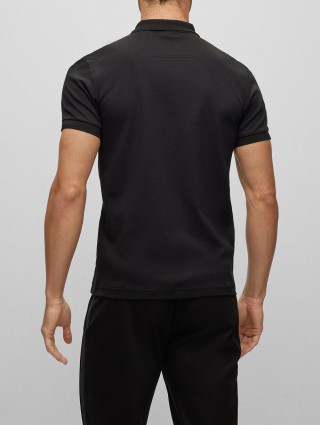 Чорне поло BOSS : фото 2 - Invogue