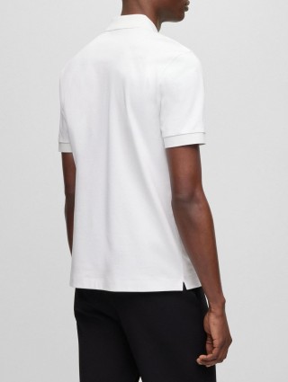 Біле поло BOSS : фото 2 - Invogue