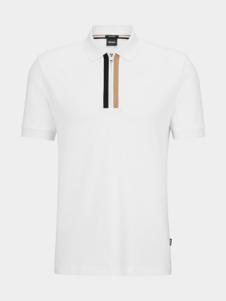 Біле поло BOSS : фото - Invogue