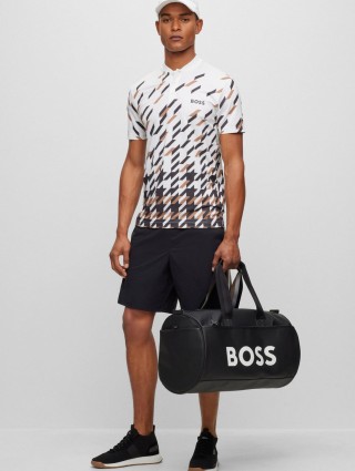 Белое поло BOSS: фото 4 - Invogue