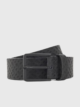 Чорний ремінь BOSS : фото - Invogue