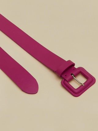 Розовый ремень MARINA RINALDI: фото 2 - Invogue