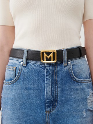 Чорний ремінь MARELLA : фото 1 - Invogue