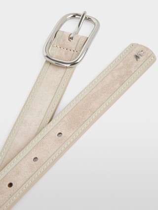 Серый ремень MARC CAIN из кожи: фото 2 - Invogue