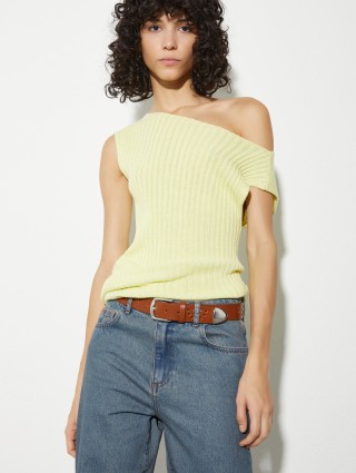 СВетло-коричневый ремень MAX&CO из кожи: фото 2 - Invogue