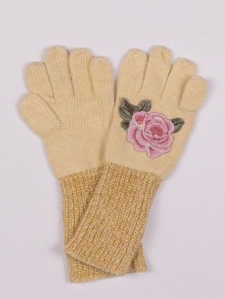 Жовті рукавички MONNALISA : фото 1 - Invogue