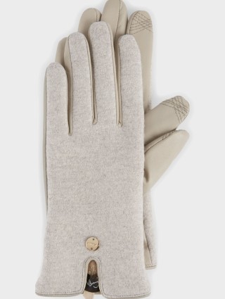 Бежеві рукавички MARC CAIN : фото 2 - Invogue