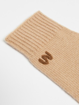 Бежеві рукавички Weekend Accessories з кашеміру: фото 1 - Invogue