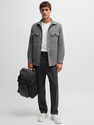 Чорний рюкзак BOSS : фото 1 - Invogue