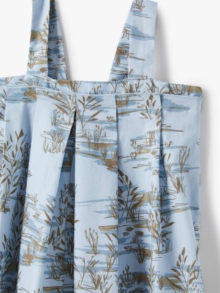 Блакитний сарафан IL GUFO : фото 2 - Invogue