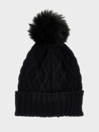 Чорна шапка MONNALISA : фото 1 - Invogue